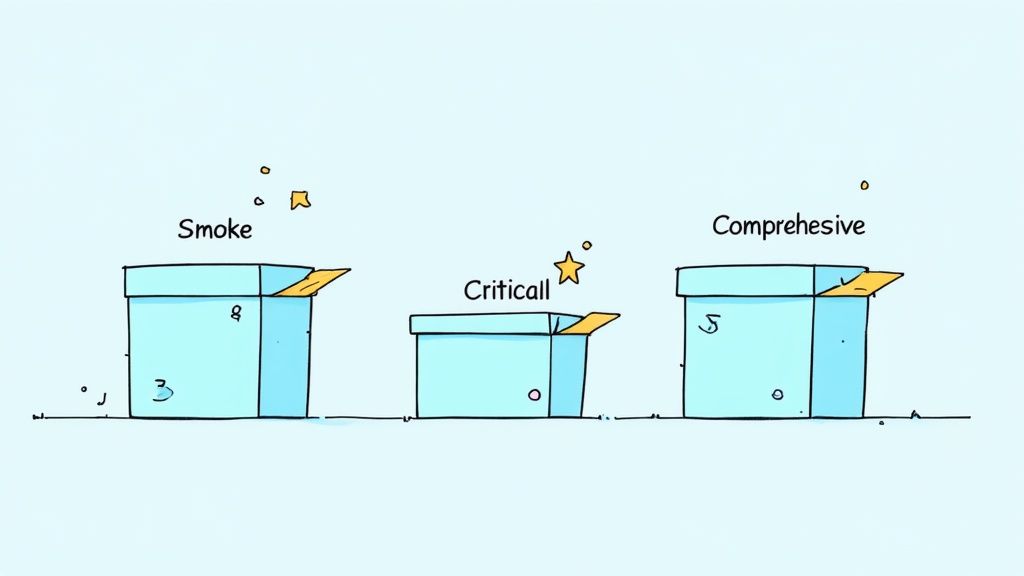 Prioritize and Categorize Regression Tests